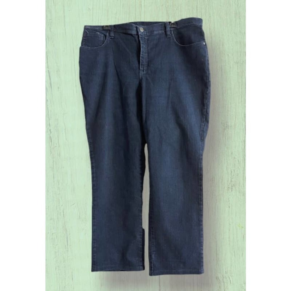 Lee, Dark Wash, Straight Leg, Relaxed Fit, Denim Jeans- Size 20W Medium